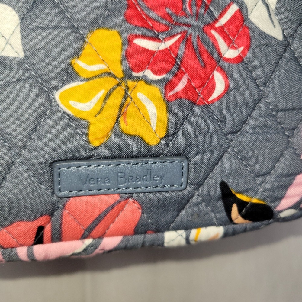 Vera Bradley Quilted Tropical Floral Shoulder Bag - Picture 4 of 6
